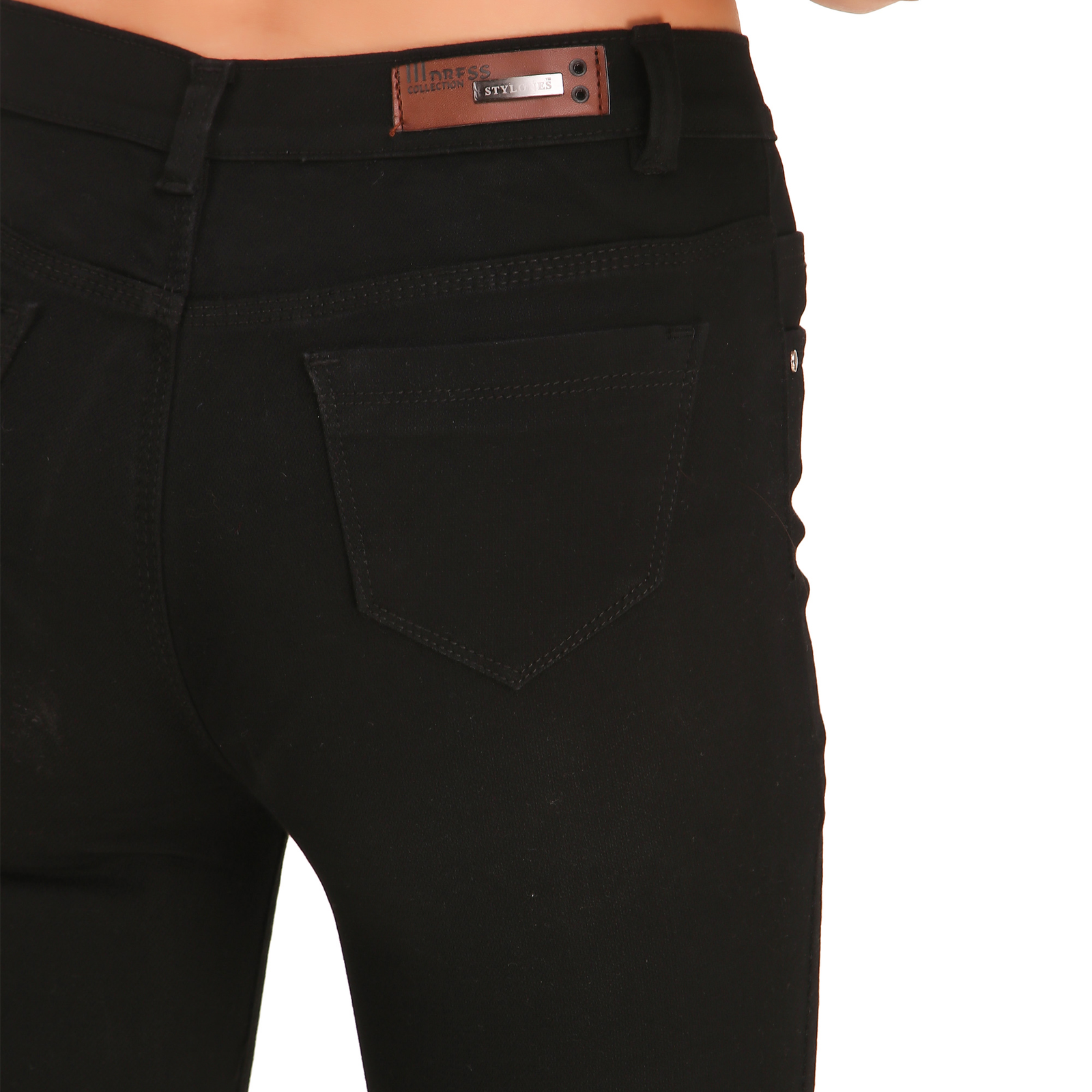 STYLONES Women's Denim Stretchable High Rise Jeans - alternate view