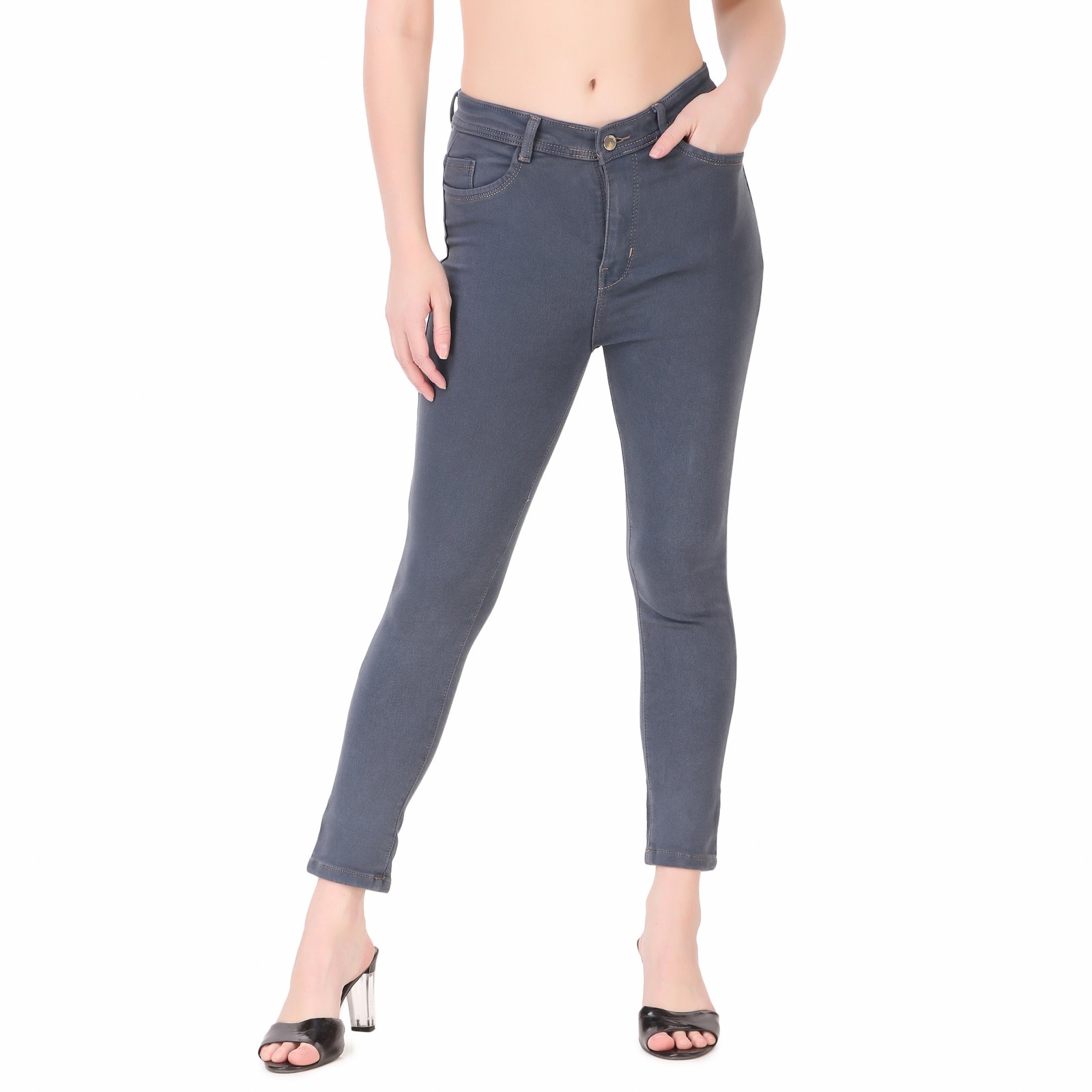STYLONES Women's High Rise Denim Jeans - alternate view