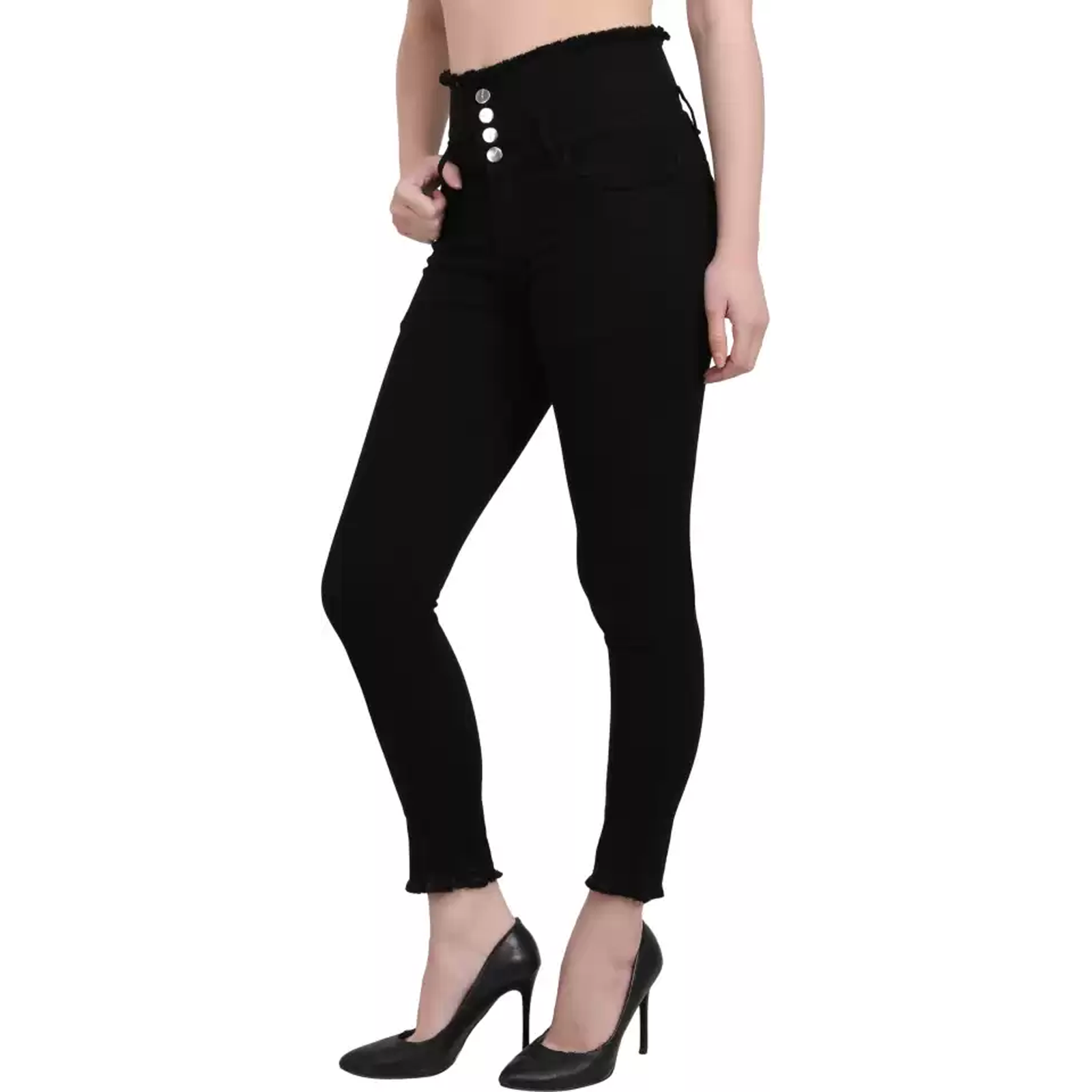 STYLONES Women's High Rise Ankle Jeans